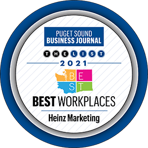 Puget Sound Business Journal Best Workplaces of 2021 award