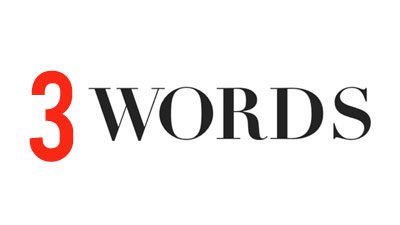 My three words for 2017