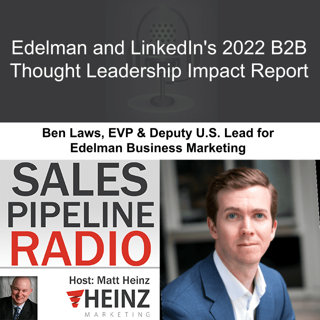 Sales Pipeline Radio, Episode 333: Q & A with Ben Laws