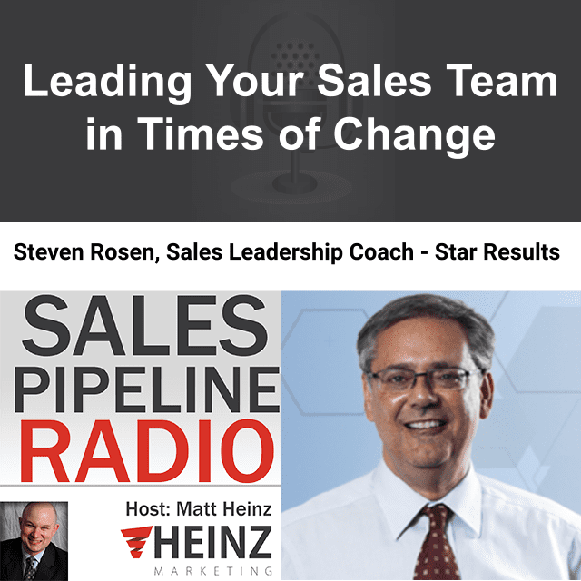 Sales Pipeline Radio, Episode 322: Q & A with Steven Rosen @stevenarosen