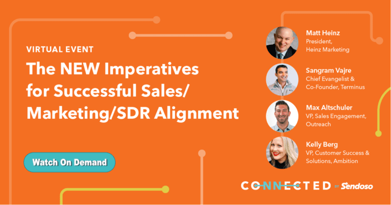[Webinar] The NEW Imperative for Successful Sales/Marketing/SDR Alignment