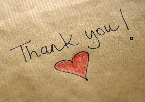 Who runs your Thank You Department?