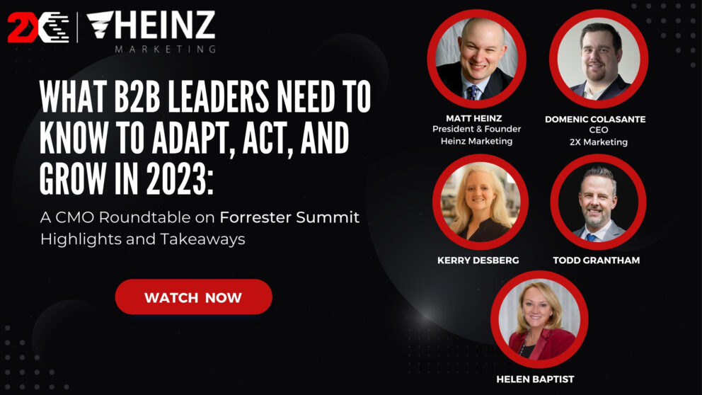 [Webinar] What B2B Leaders Need to Know to Adapt, Act, and Grow in 2023