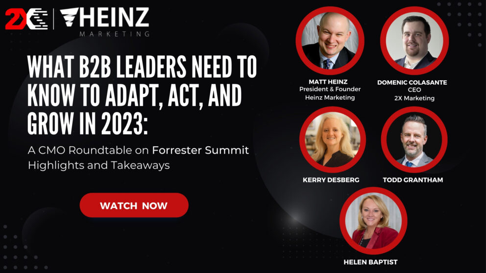 What B2B Leaders Need to Know to Adapt, Act, and Grow in 2023