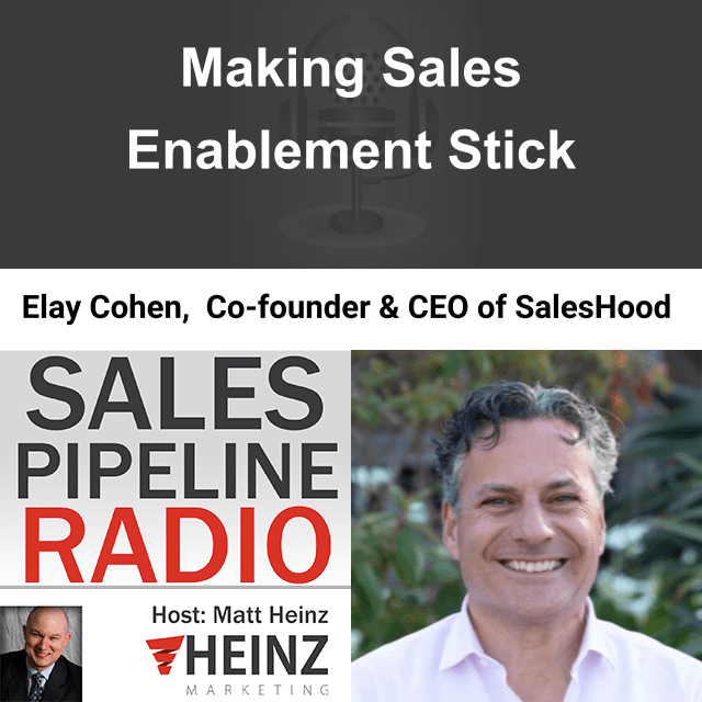 Sales Pipeline Radio, Episode 316: Q & A with Elay Cohen @elaycohen