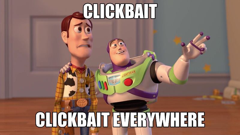 What it’s like to experience click bait in real life
