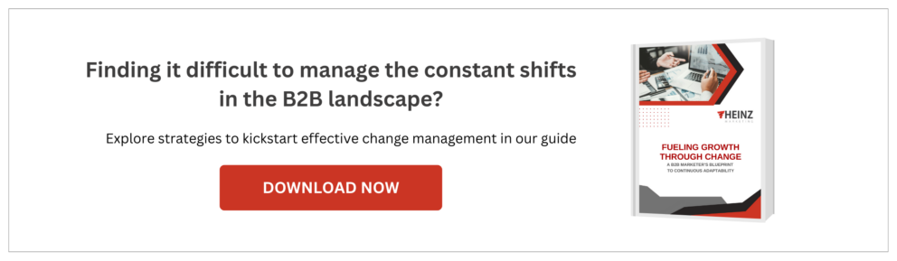 change management - b2b guide by Heinz Marketing