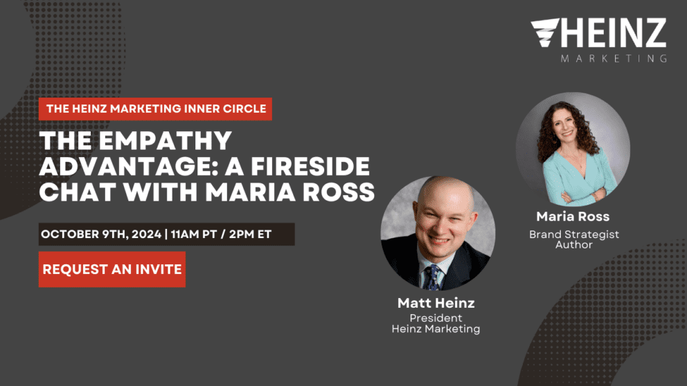 INNER CIRCLE:  The Empathy Advantage: A Fireside Chat with Maria Ross