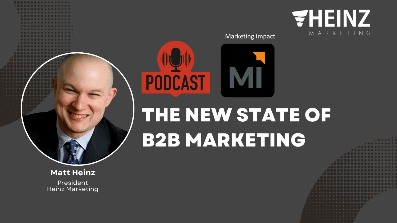 [PODCAST]  Market Impact Insights: The New State Of B2B Marketing – Matt Heinz