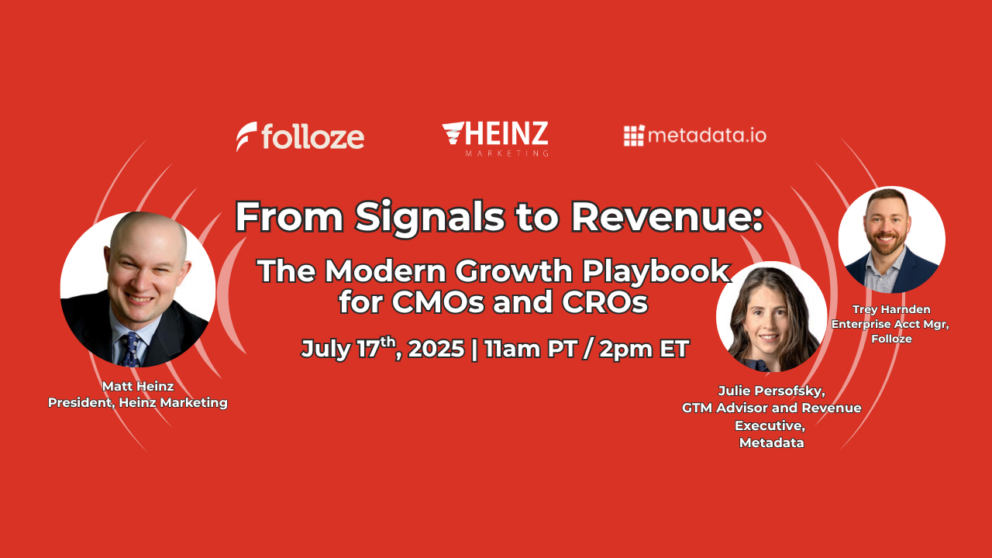 [Upcoming Webinar] “From Signals to Revenue: The Modern Growth Playbook for CMOs and CROs”
