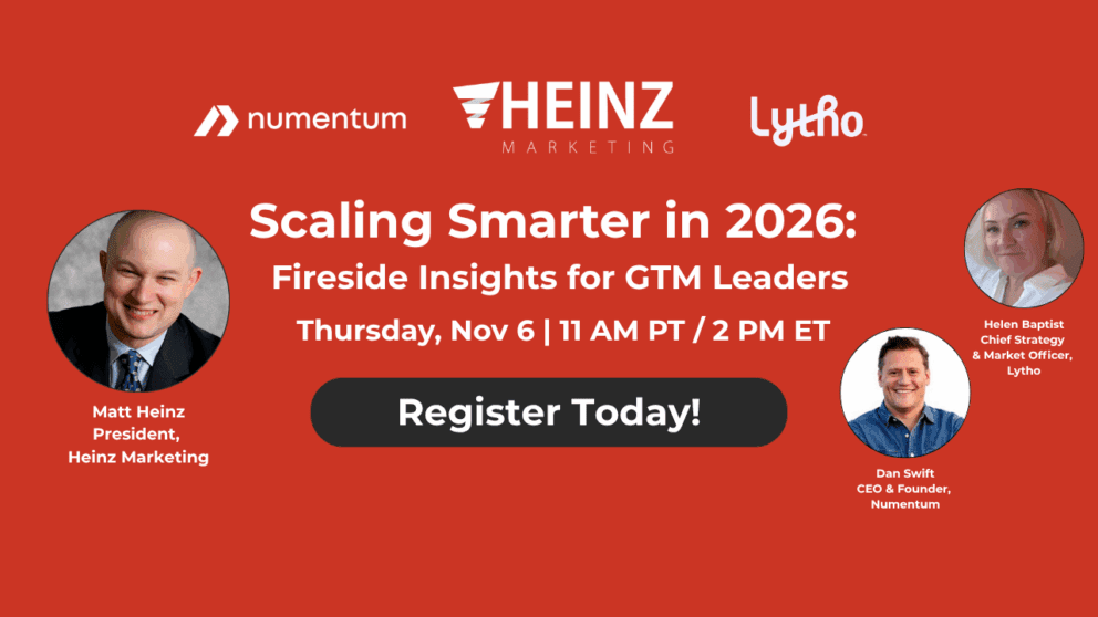 [Live Webinar] Scaling Smarter in 2026: Fireside Insights for GTM Leaders