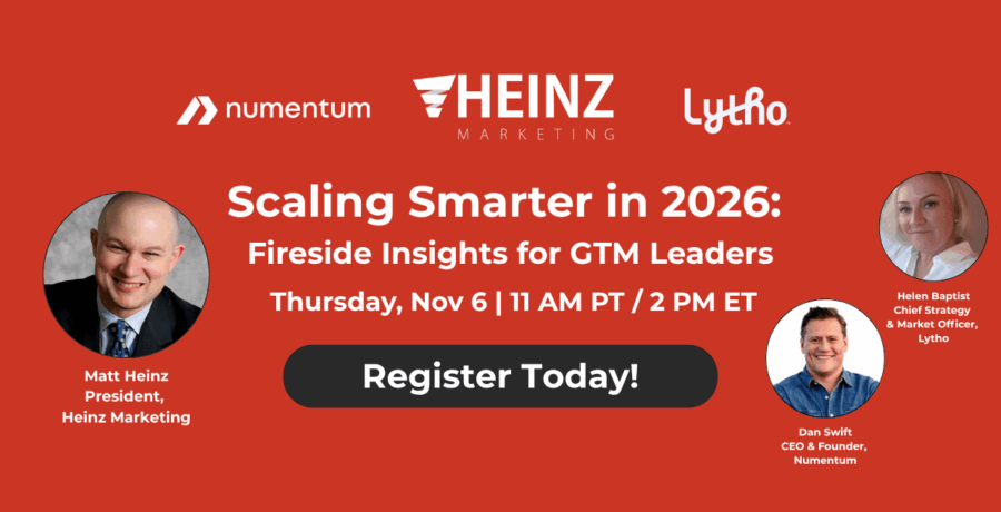 [Live Webinar] Scaling Smarter in 2026: Fireside Insights for GTM Leaders