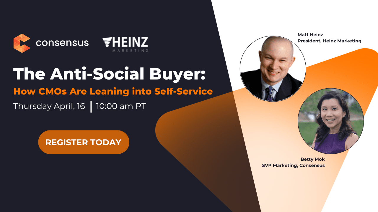 The anti-social buyer: How CMOs are leaning into self-service