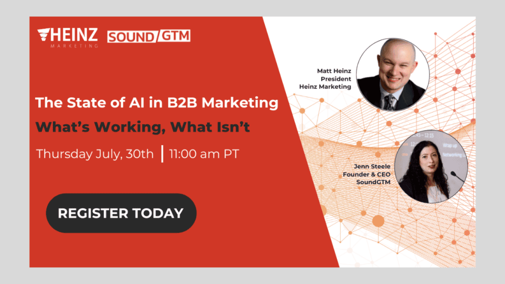 [On-Demand Webinar] The State of AI in B2B Marketing: What’s Working, What Isn’t