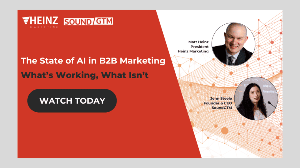 [On-Demand Webinar] The State of AI in B2B Marketing: What’s Working, What Isn’t