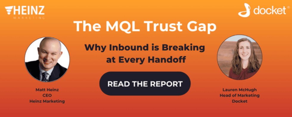 The MQL Trust Gap: Inbound Breaks at Every Handoff